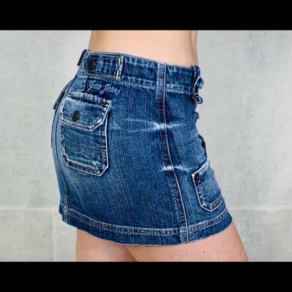Guess Jean Skirt Size 26 - Picture 1 of 2